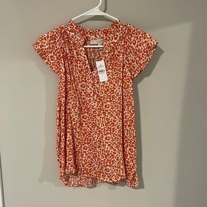 Loft printed blouse